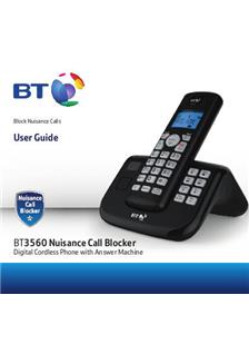 BT 3560 manual. Camera Instructions.